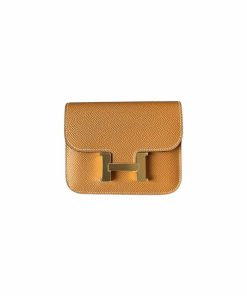Hermes Constance Slim Toffee Epsom